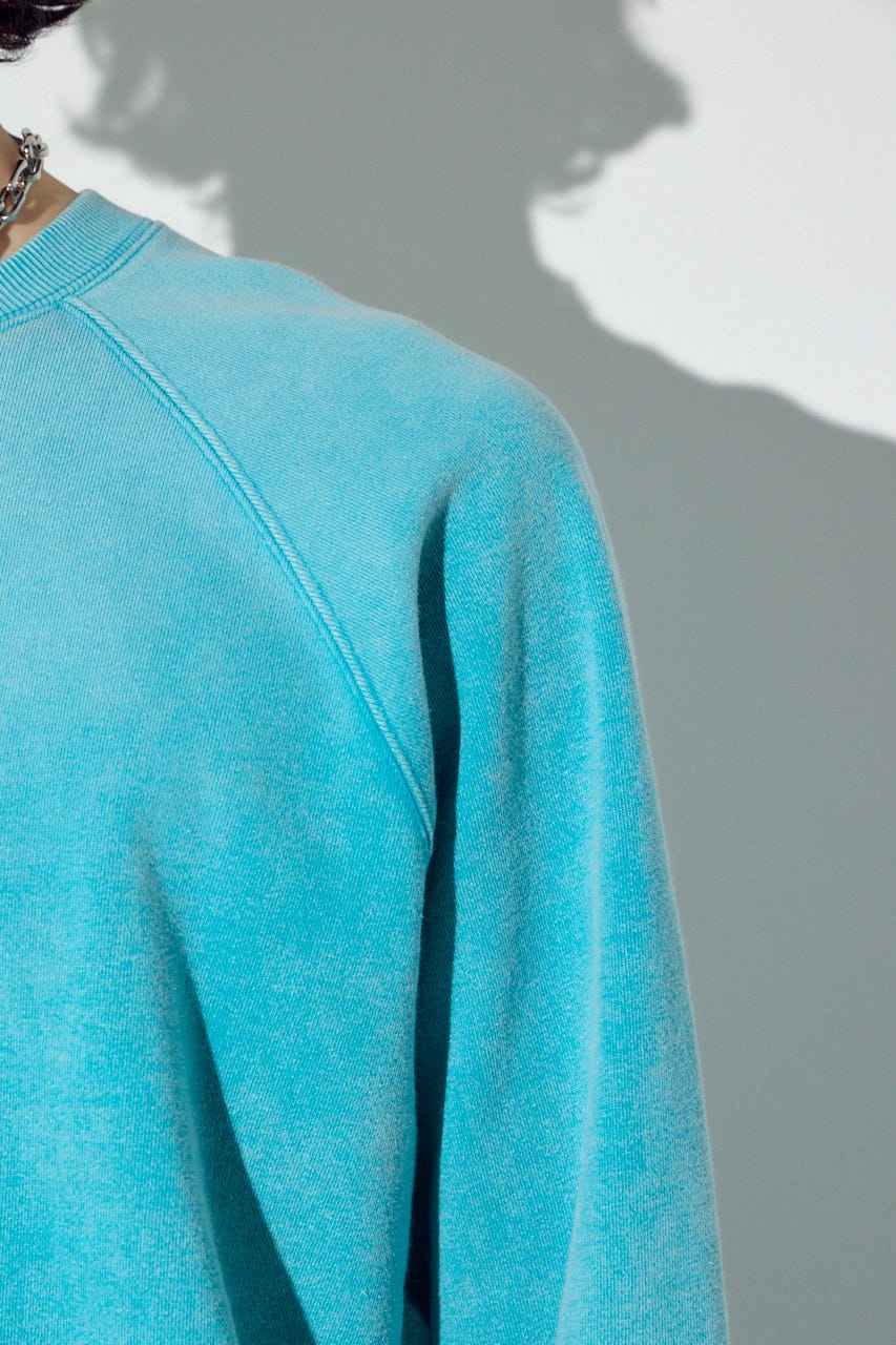 ヴィンテージスウェットトップス BLU S