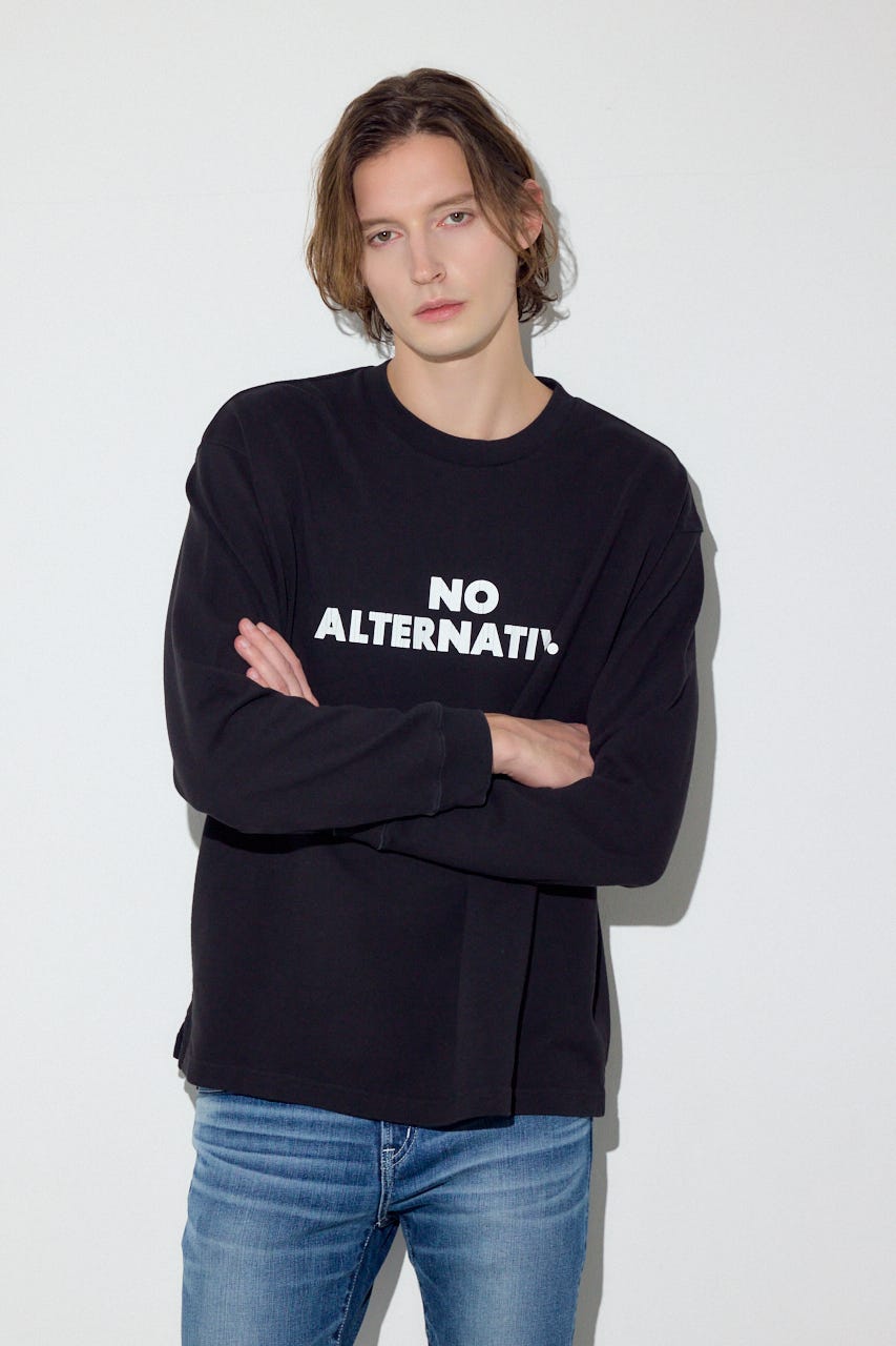 NO ALTERNATIVE長袖Tシャツ BLK M