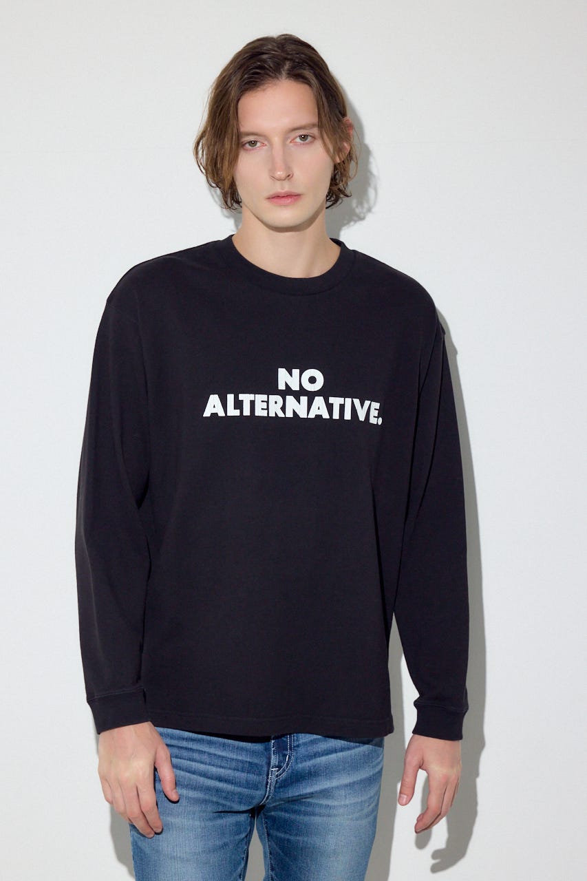NO ALTERNATIVE長袖Tシャツ BLK M