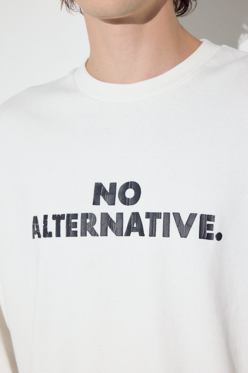 NO ALTERNATIVE長袖Tシャツ WHT S