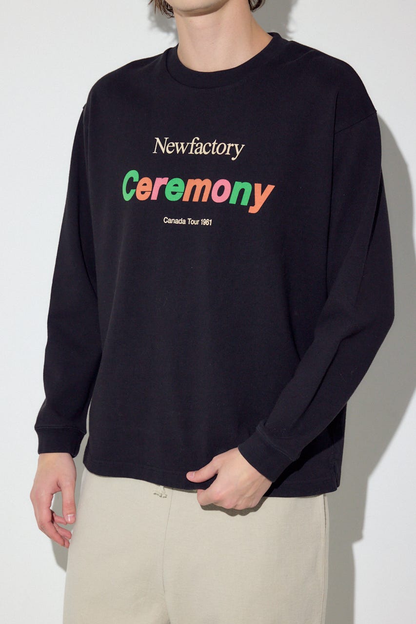 CEREMONY長袖Tシャツ BLK L