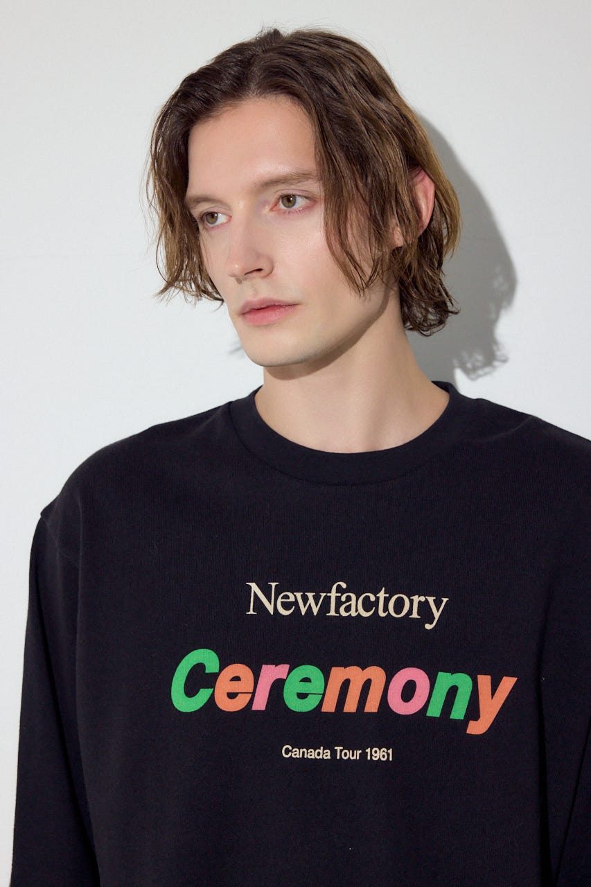 CEREMONY長袖Tシャツ BLK L