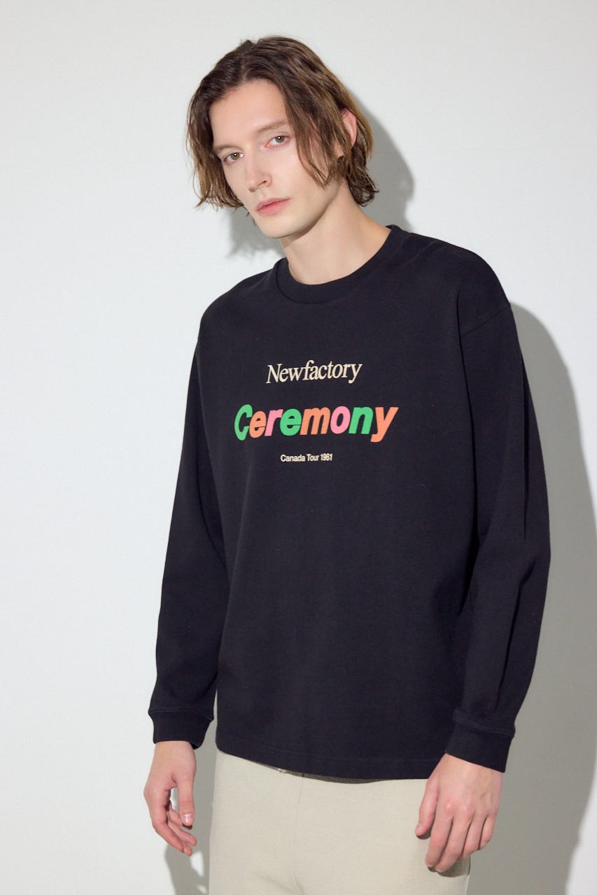 CEREMONY長袖Tシャツ BLK L