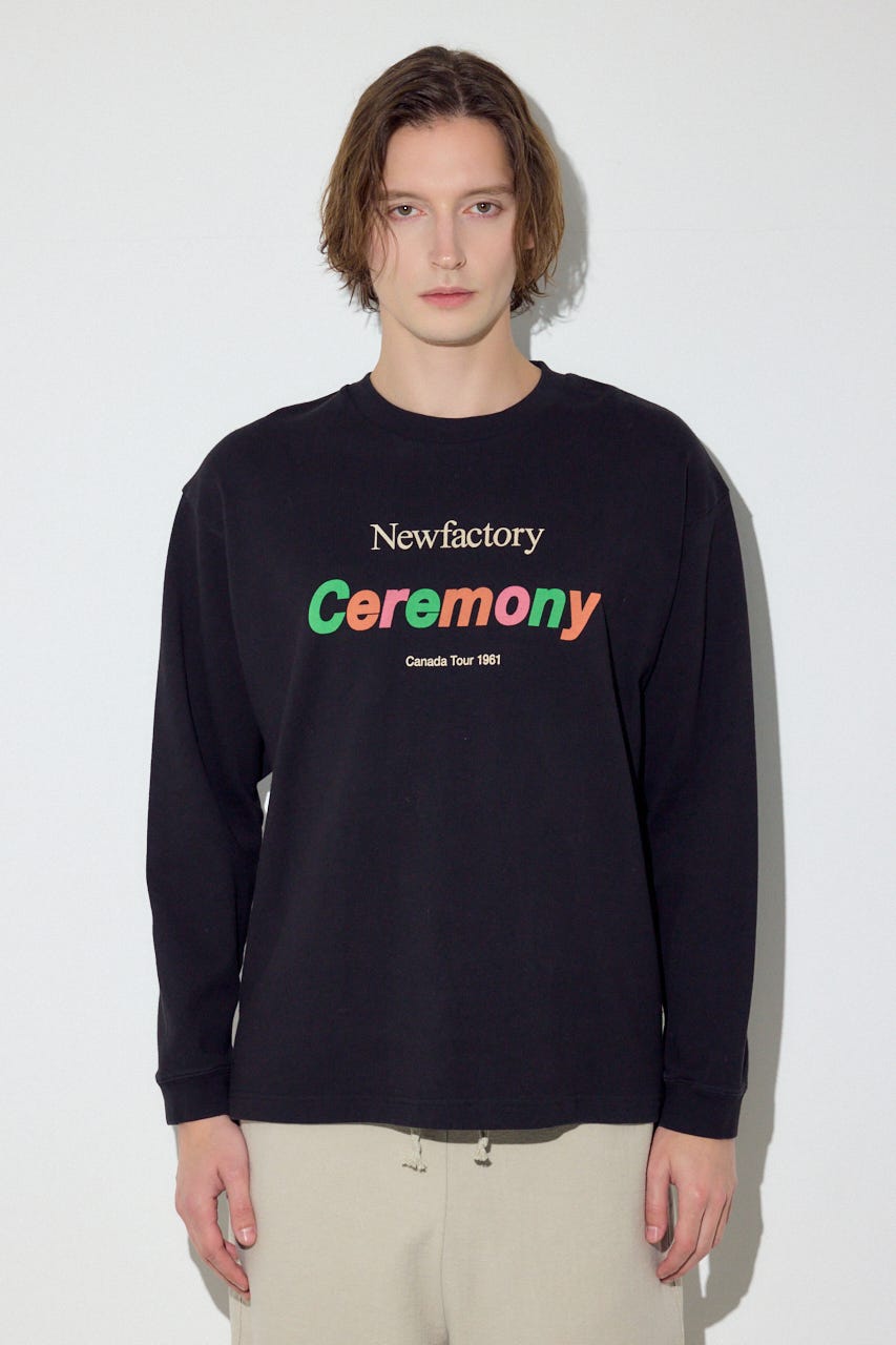 CEREMONY長袖Tシャツ BLK L