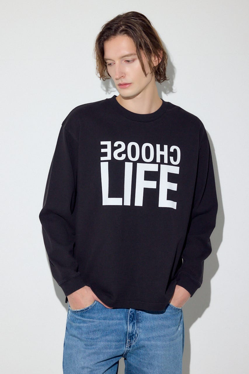 CHOOSE LIFE長袖Tシャツ BLK M