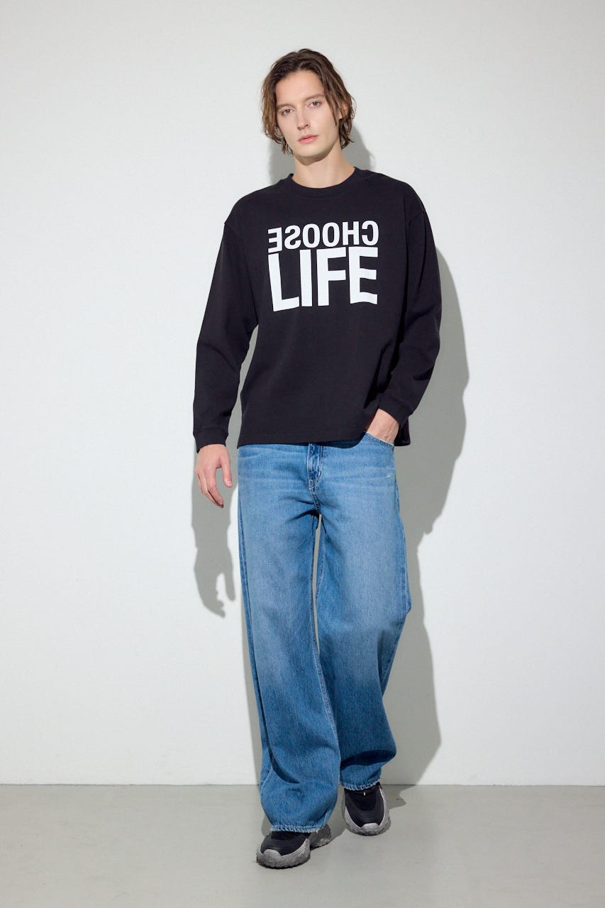 CHOOSE LIFE長袖Tシャツ BLK M