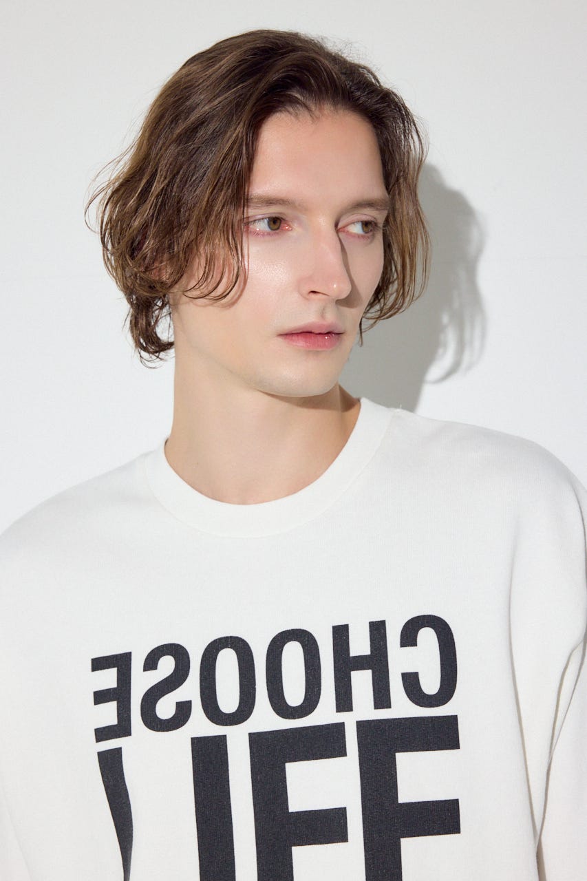 CHOOSE LIFE長袖Tシャツ WHT S