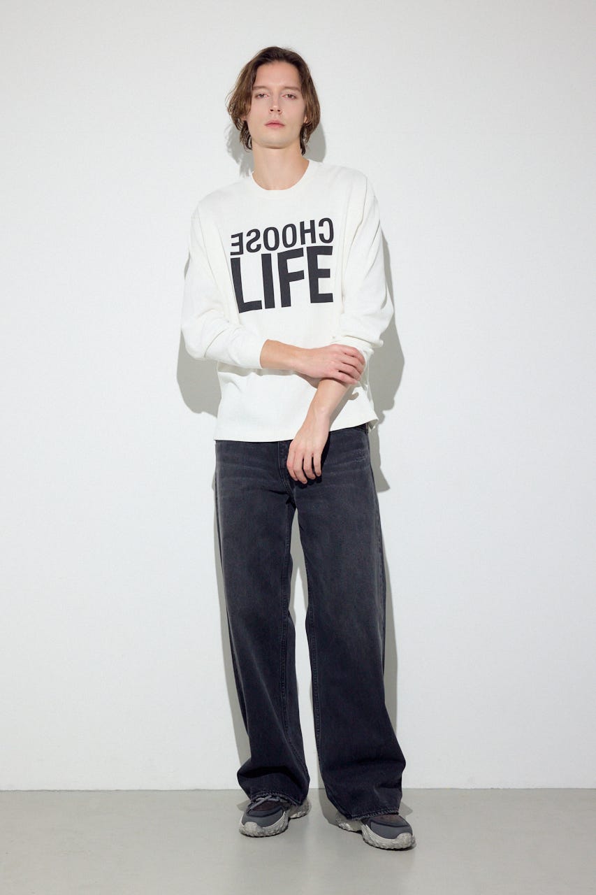 CHOOSE LIFE長袖Tシャツ WHT S