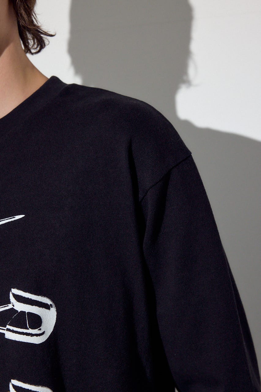 SAFETY PIN長袖Tシャツ BLK M