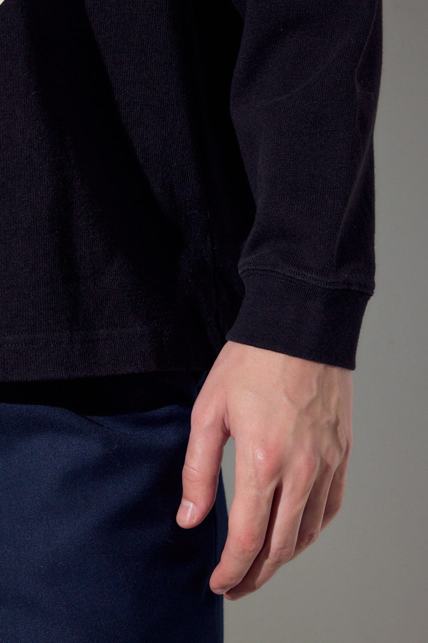 SAFETY PIN長袖Tシャツ BLK M