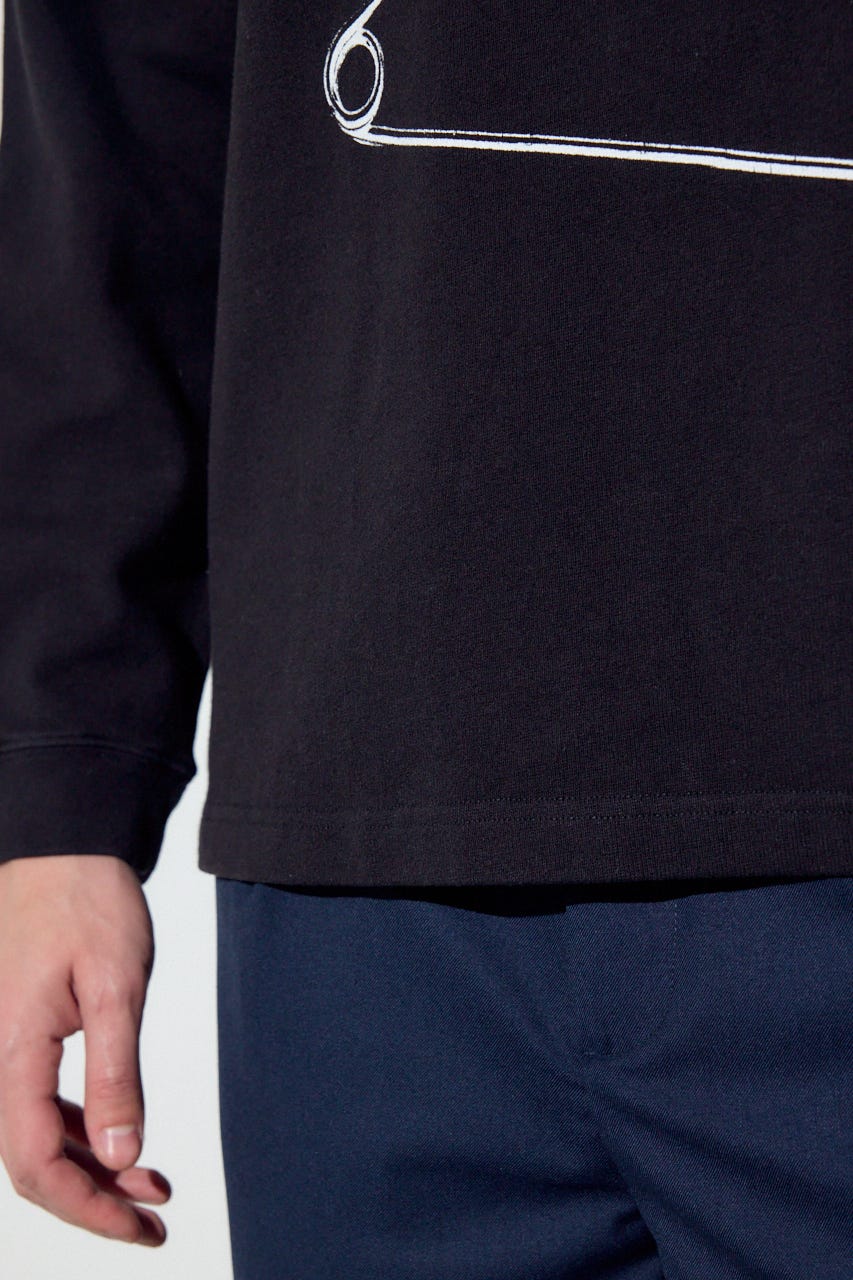 SAFETY PIN長袖Tシャツ BLK M