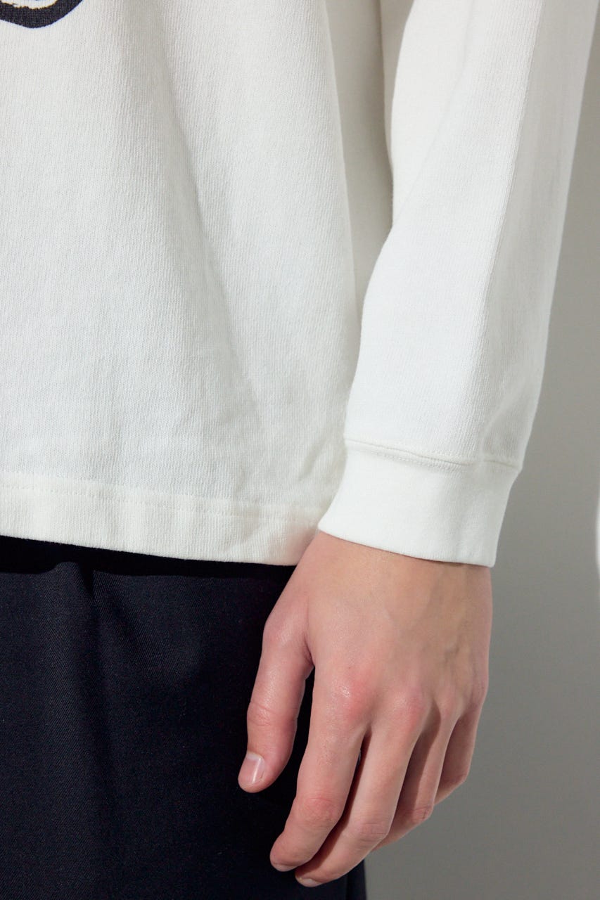 SAFETY PIN長袖Tシャツ WHT M