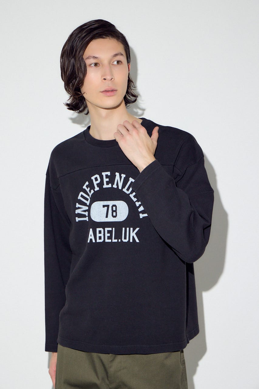 No.78ナンバリングトップス BLK L