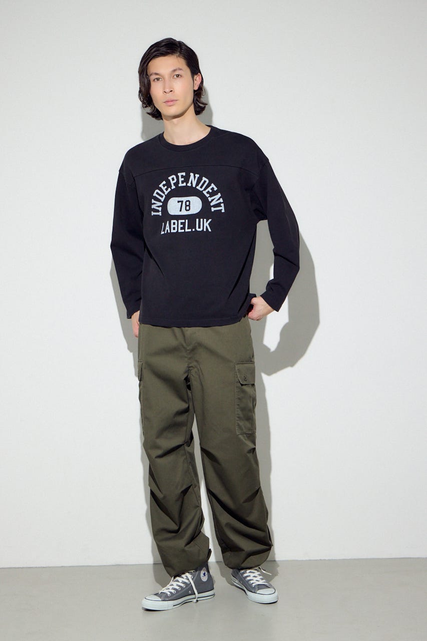 No.78ナンバリングトップス BLK L