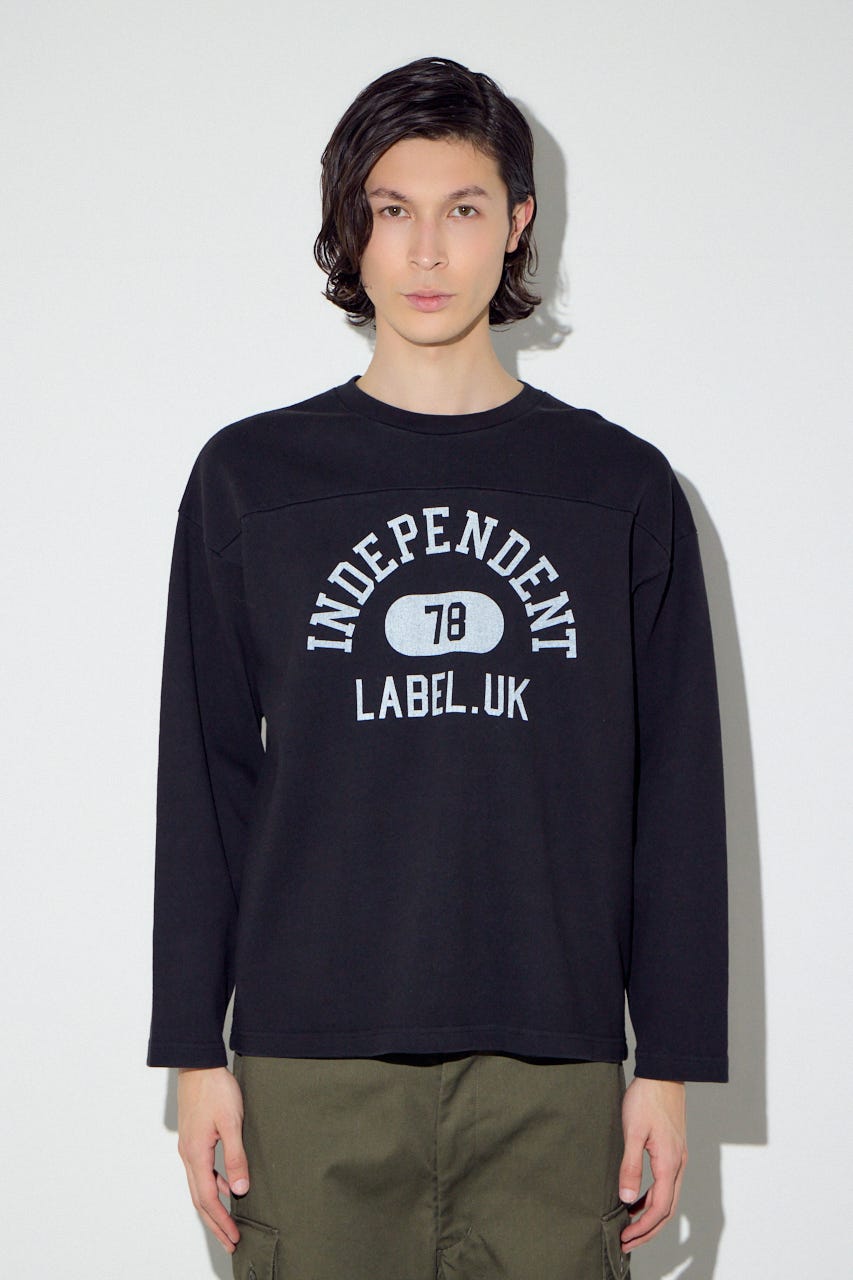 No.78ナンバリングトップス BLK L