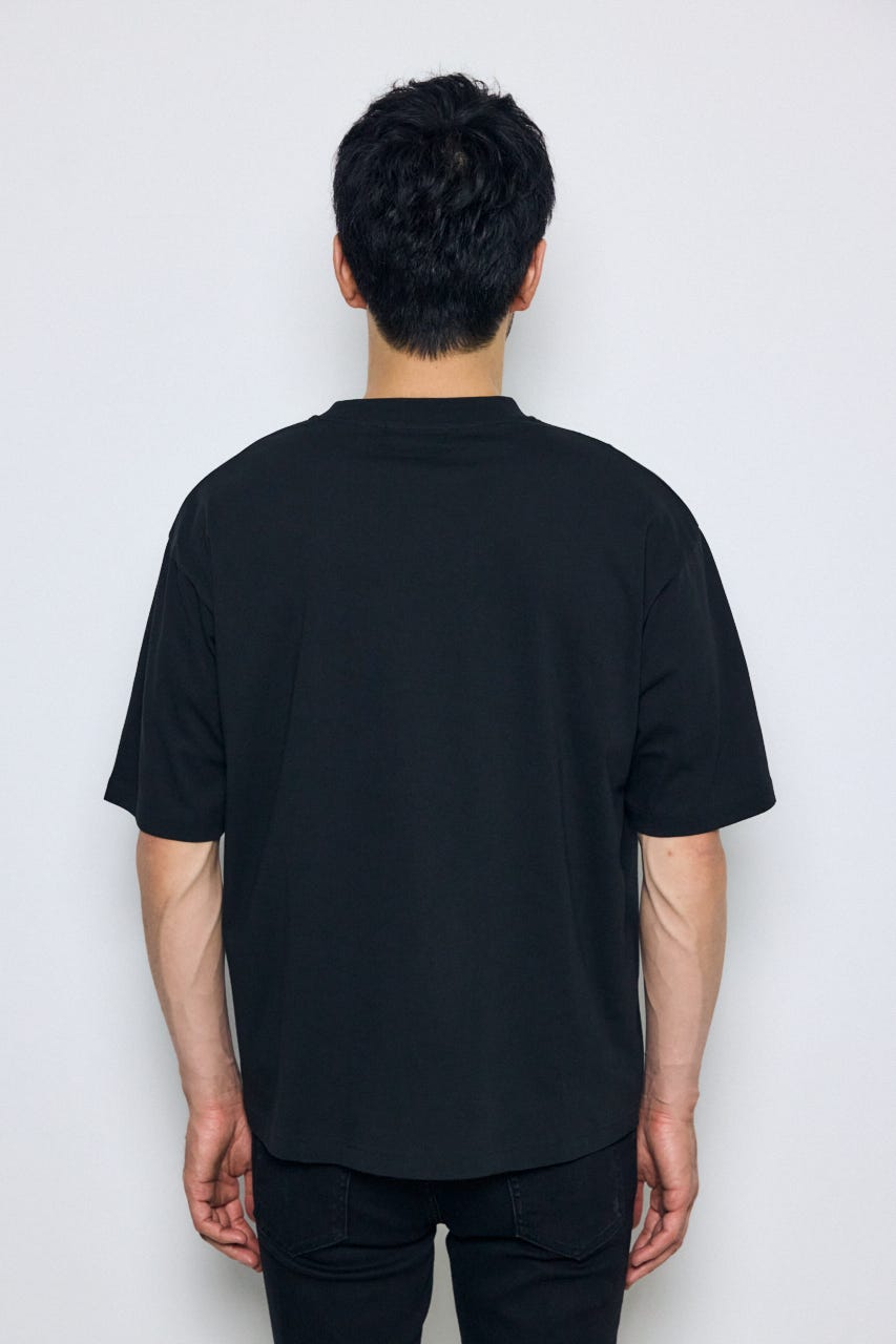 クロスモチーフTシャツ BLK M