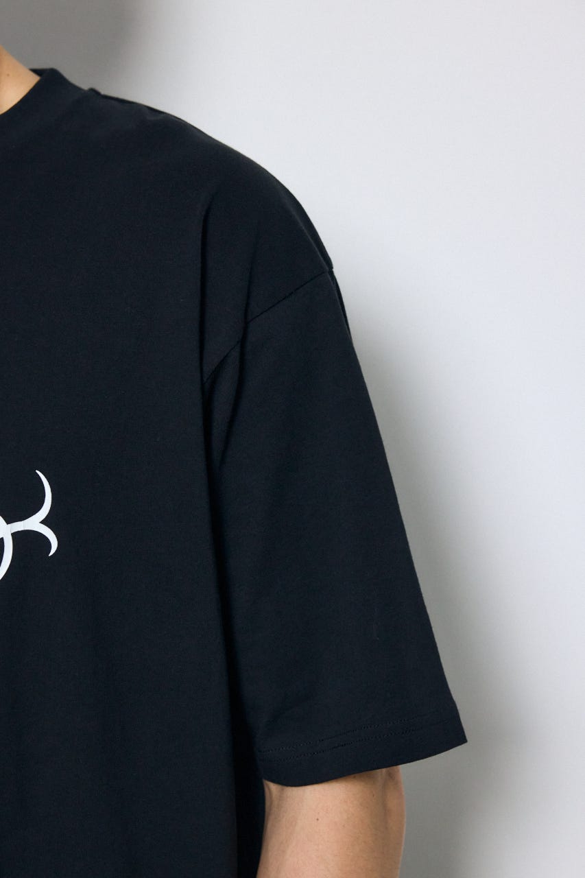 クロスモチーフTシャツ BLK M