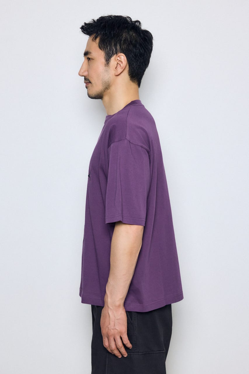 クロスモチーフTシャツ D/PUR L