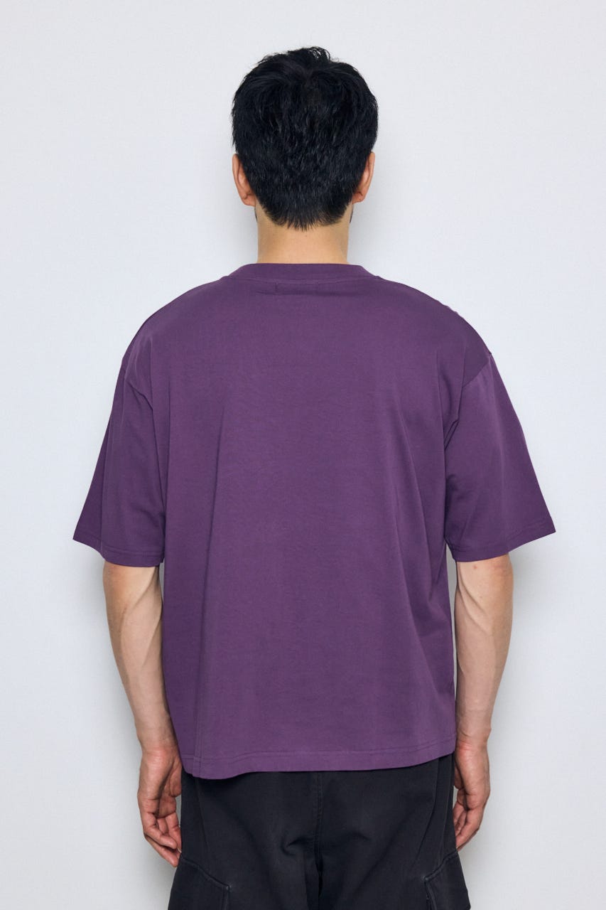 クロスモチーフTシャツ D/PUR L