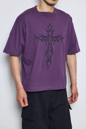 クロスモチーフTシャツ