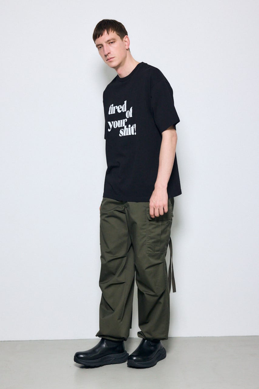 tired of your shit Tシャツ BLK S