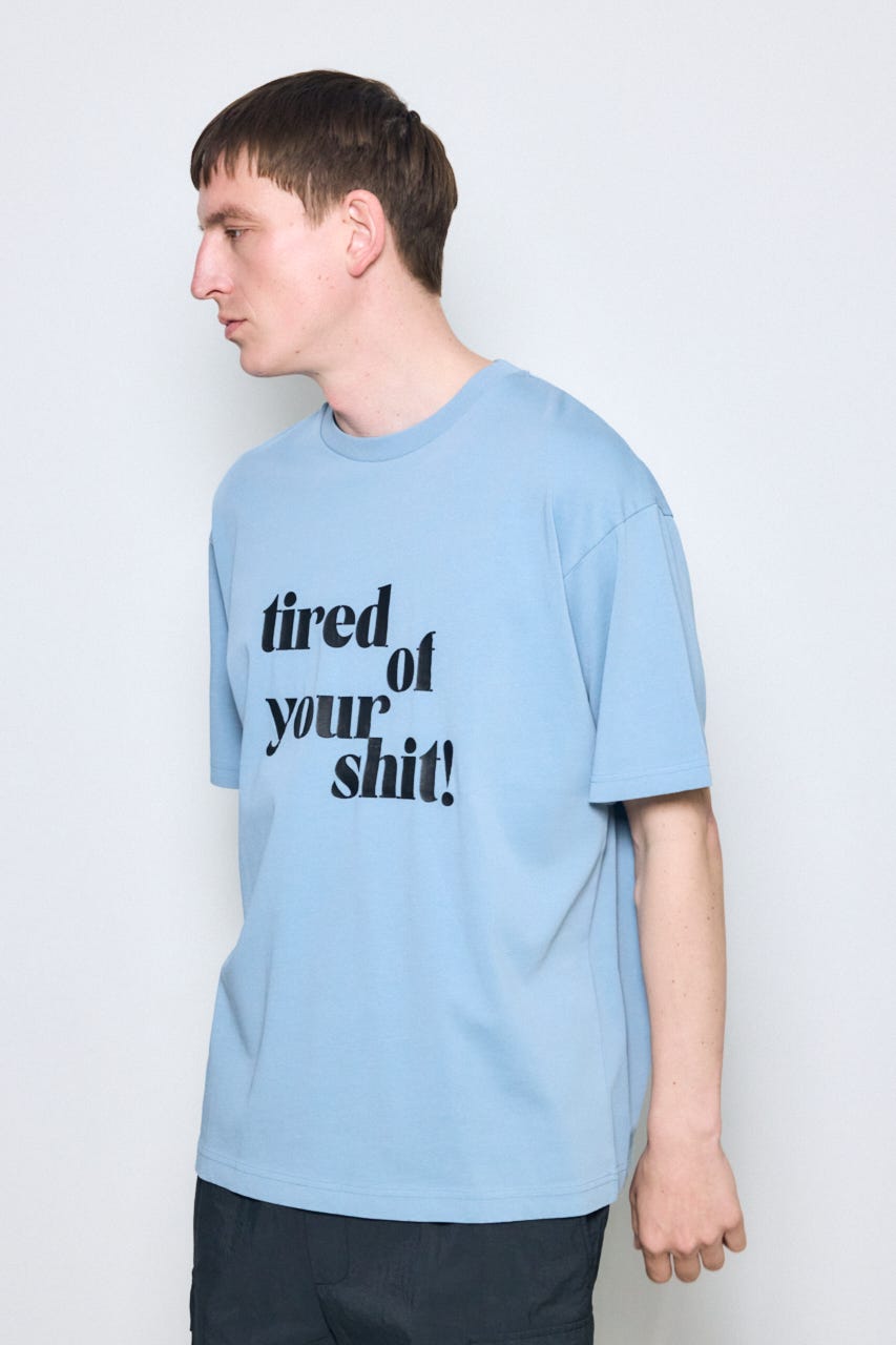 tired of your shit Tシャツ L/BLU M