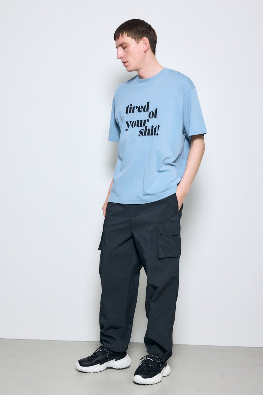 tired of your shit Tシャツ L/BLU M