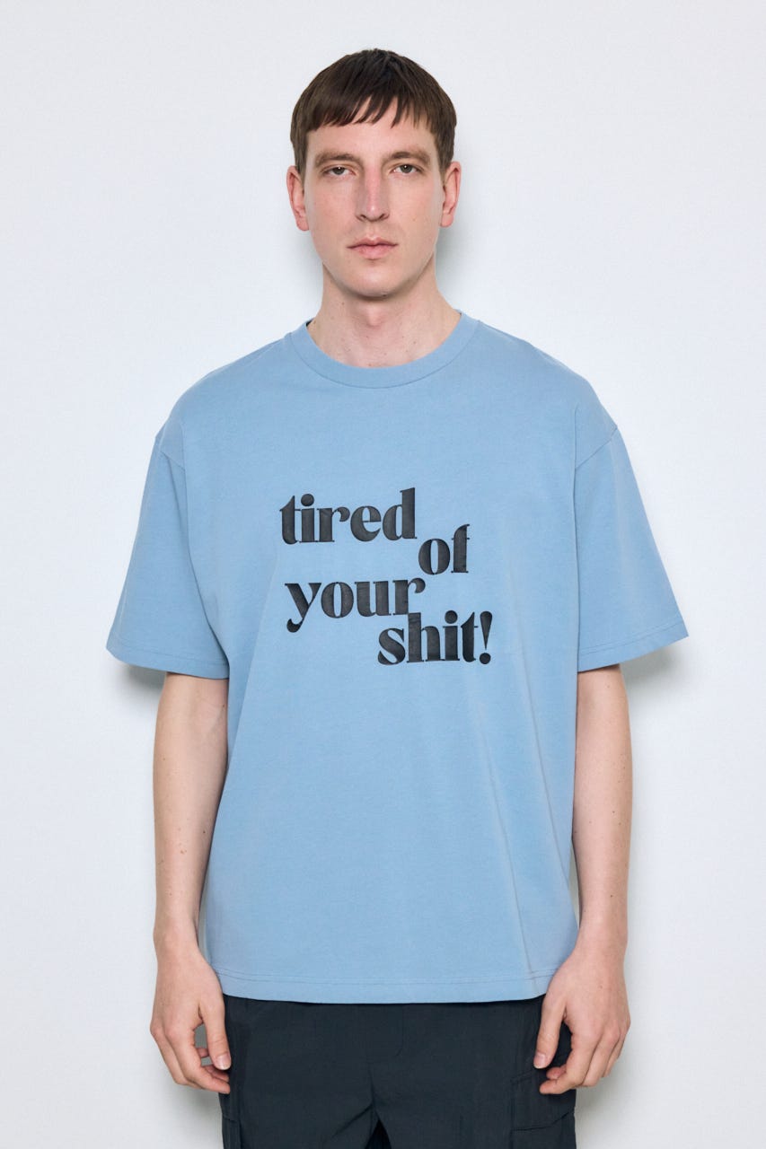 tired of your shit Tシャツ L/BLU M