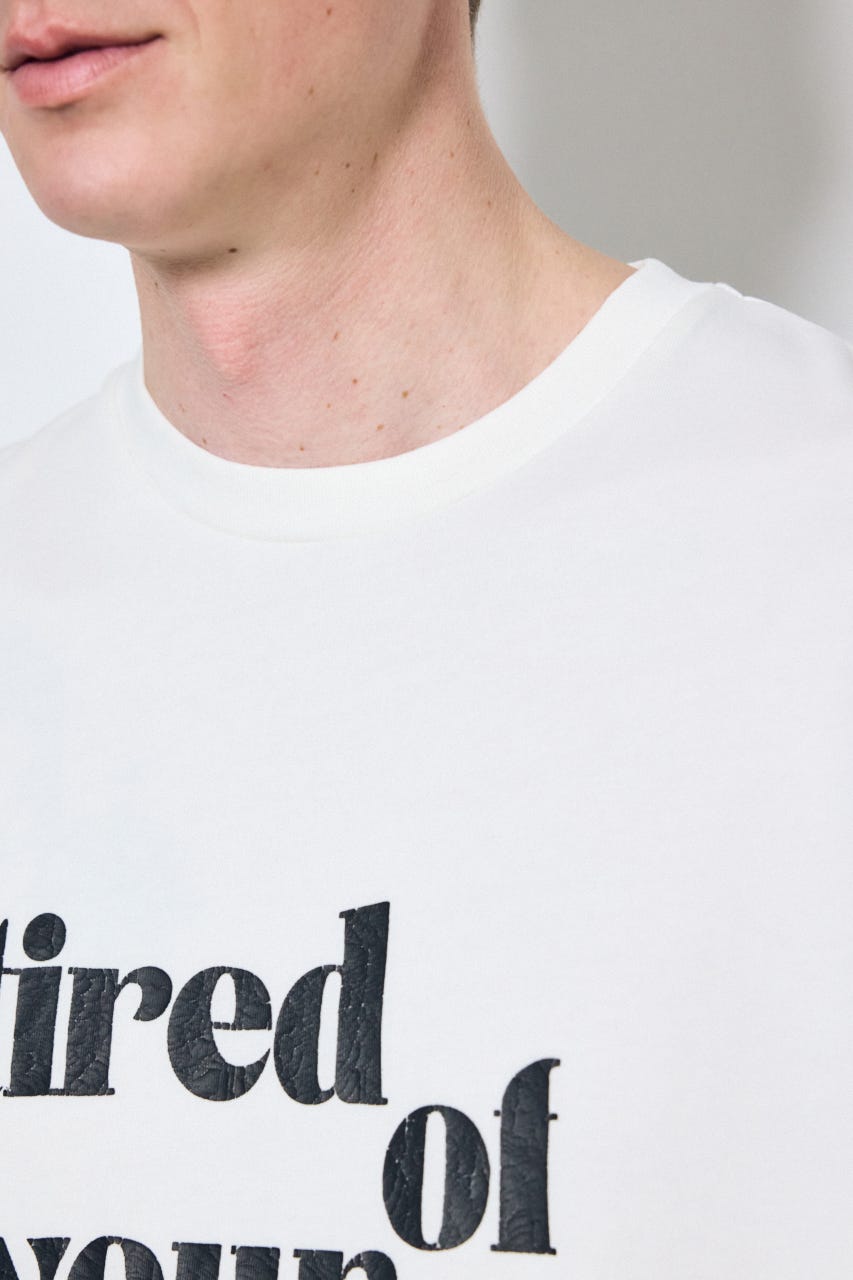 tired of your shit Tシャツ WHT L