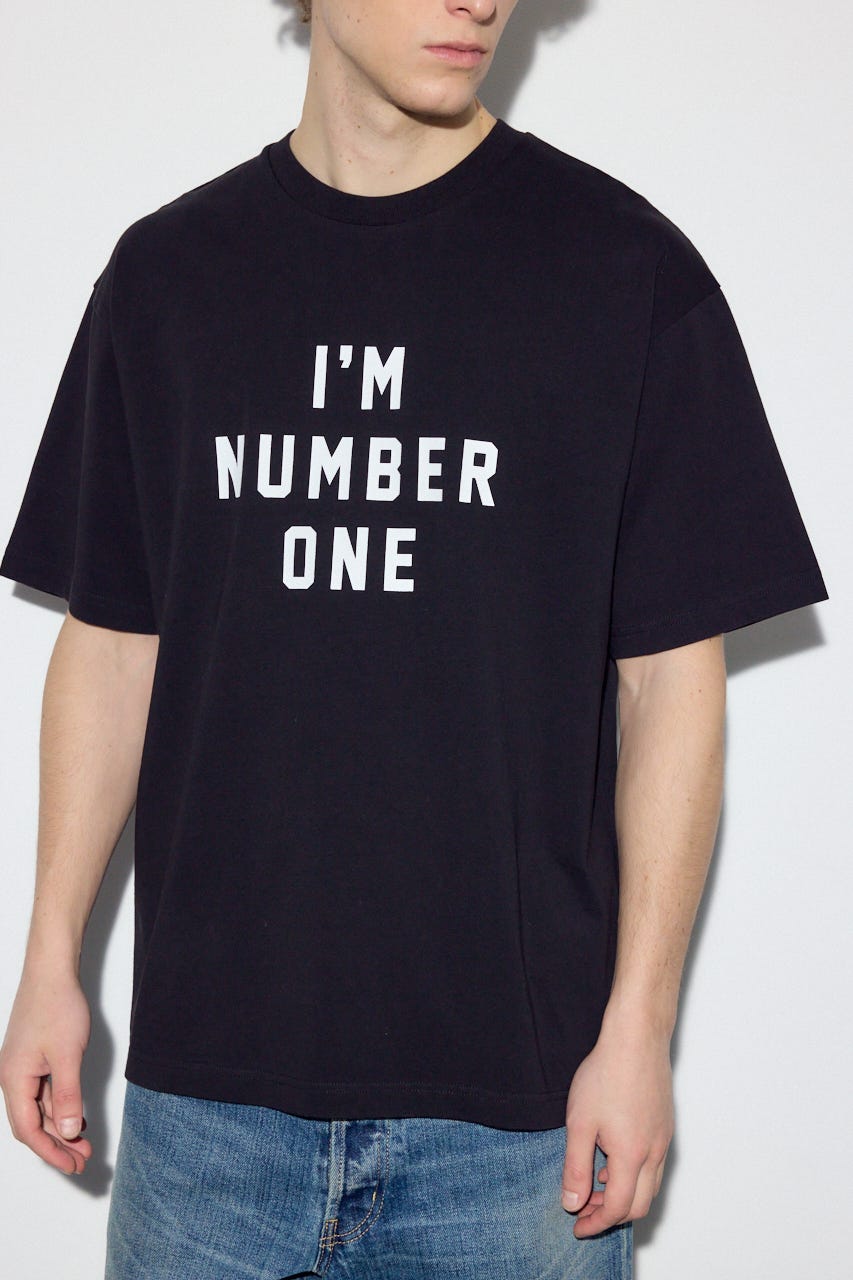 I'M NUMBER ONE Tシャツ BLK L