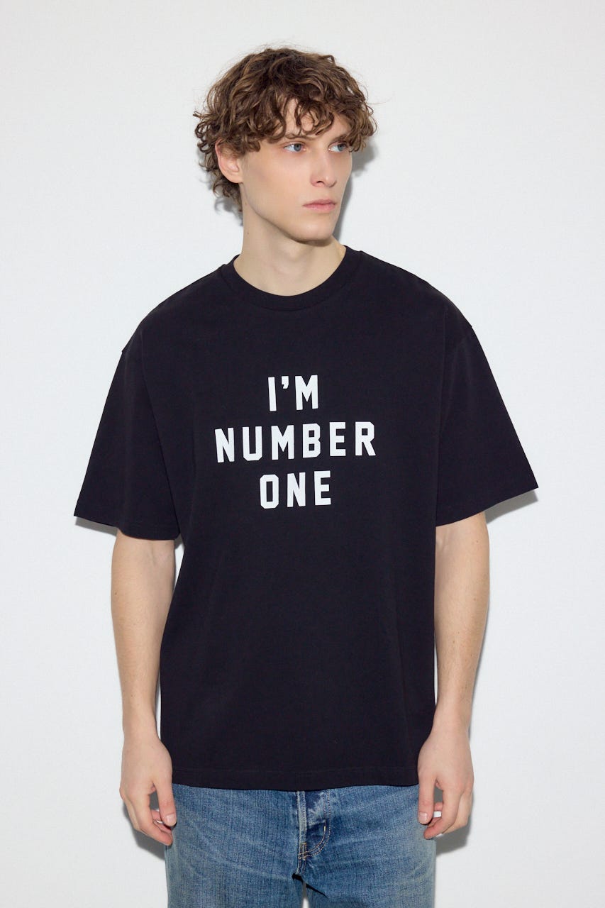 I'M NUMBER ONE Tシャツ BLK L