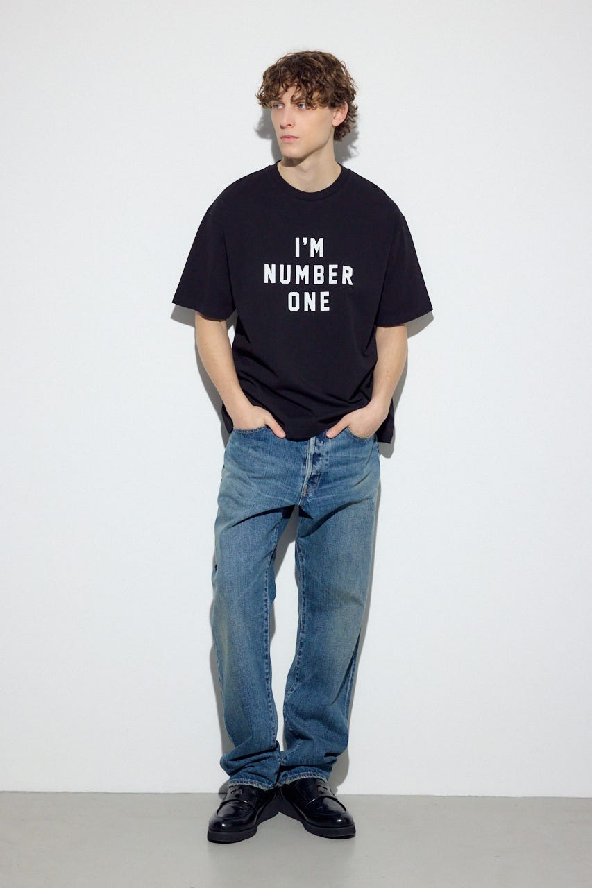 I'M NUMBER ONE Tシャツ BLK L