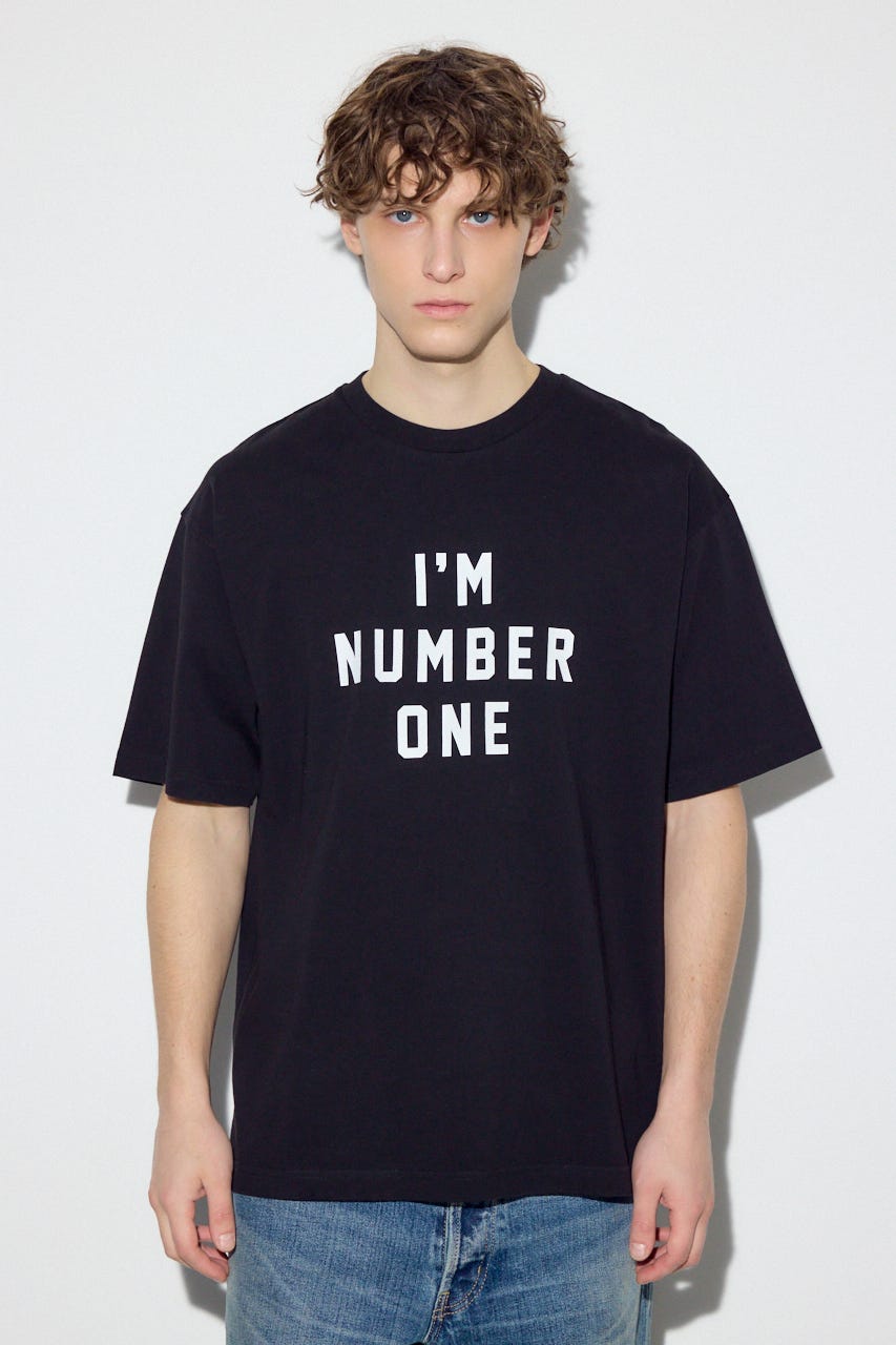 I'M NUMBER ONE Tシャツ BLK L