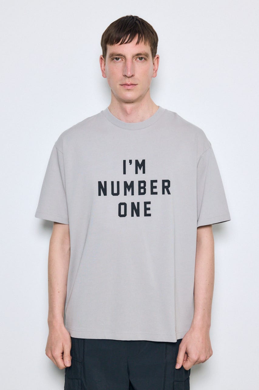 I'M NUMBER ONE Tシャツ GRY S