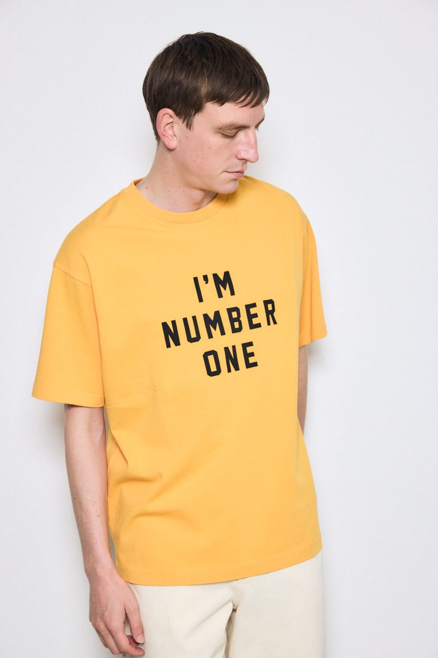I'M NUMBER ONE Tシャツ L/ORG S