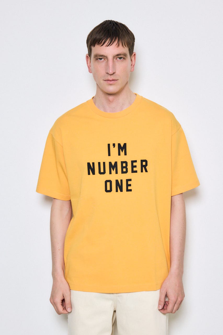 I'M NUMBER ONE Tシャツ L/ORG S