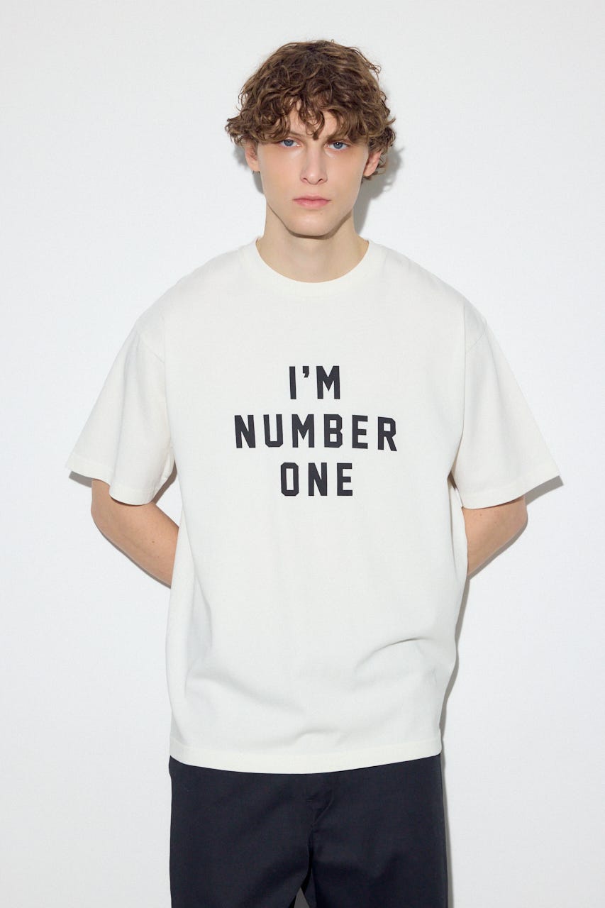 I'M NUMBER ONE Tシャツ WHT L