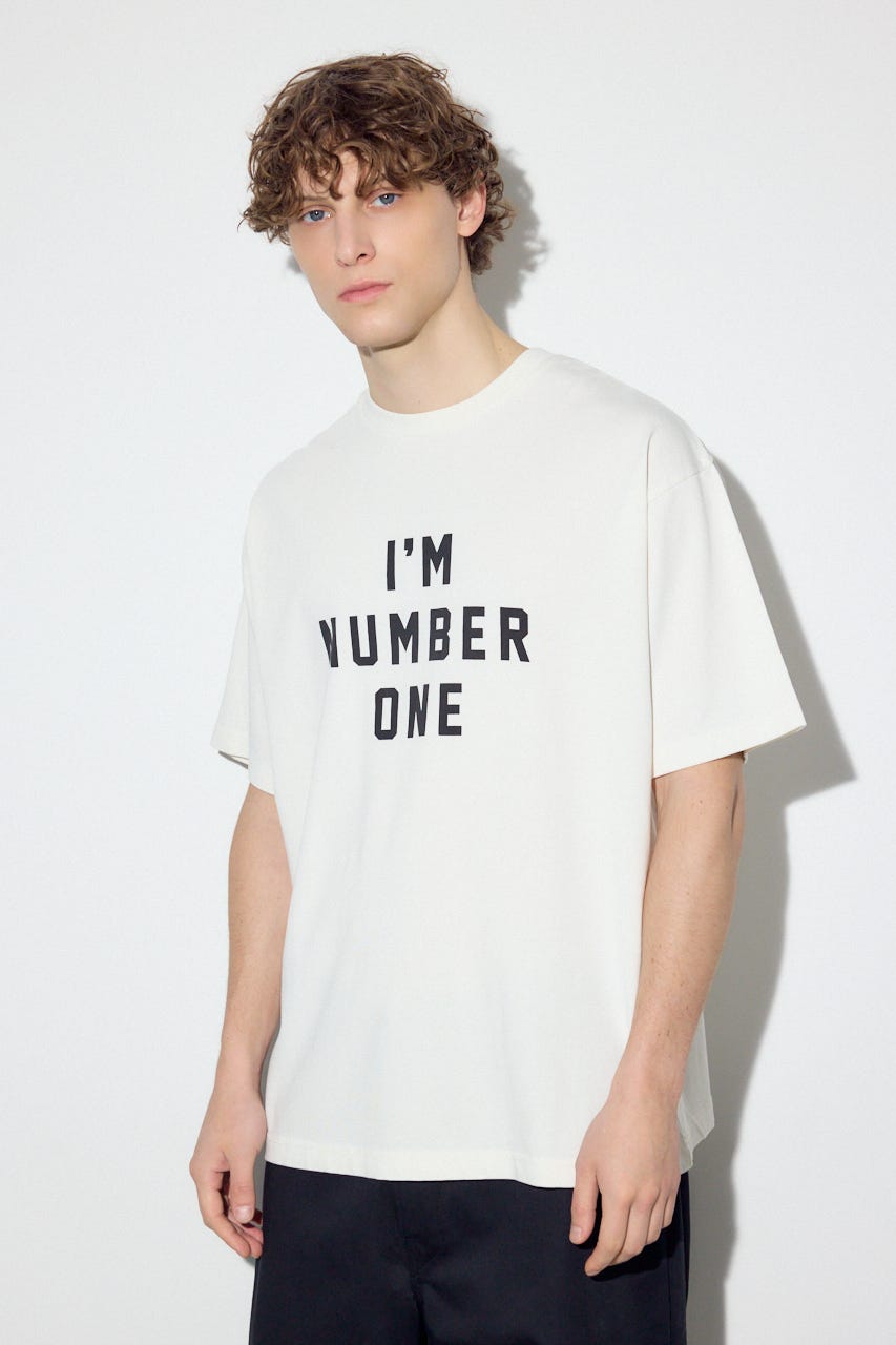 I'M NUMBER ONE Tシャツ WHT L