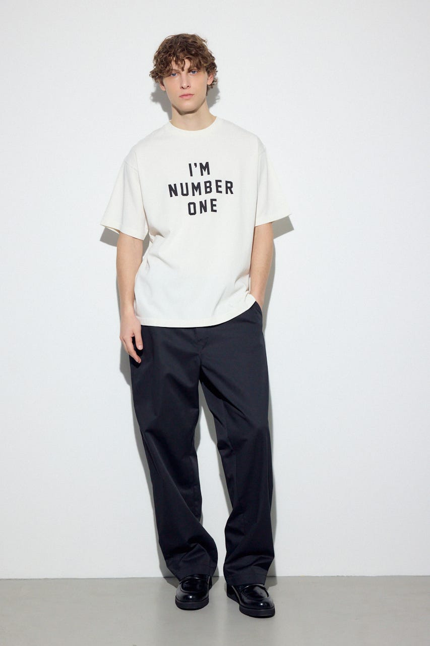 I'M NUMBER ONE Tシャツ WHT L