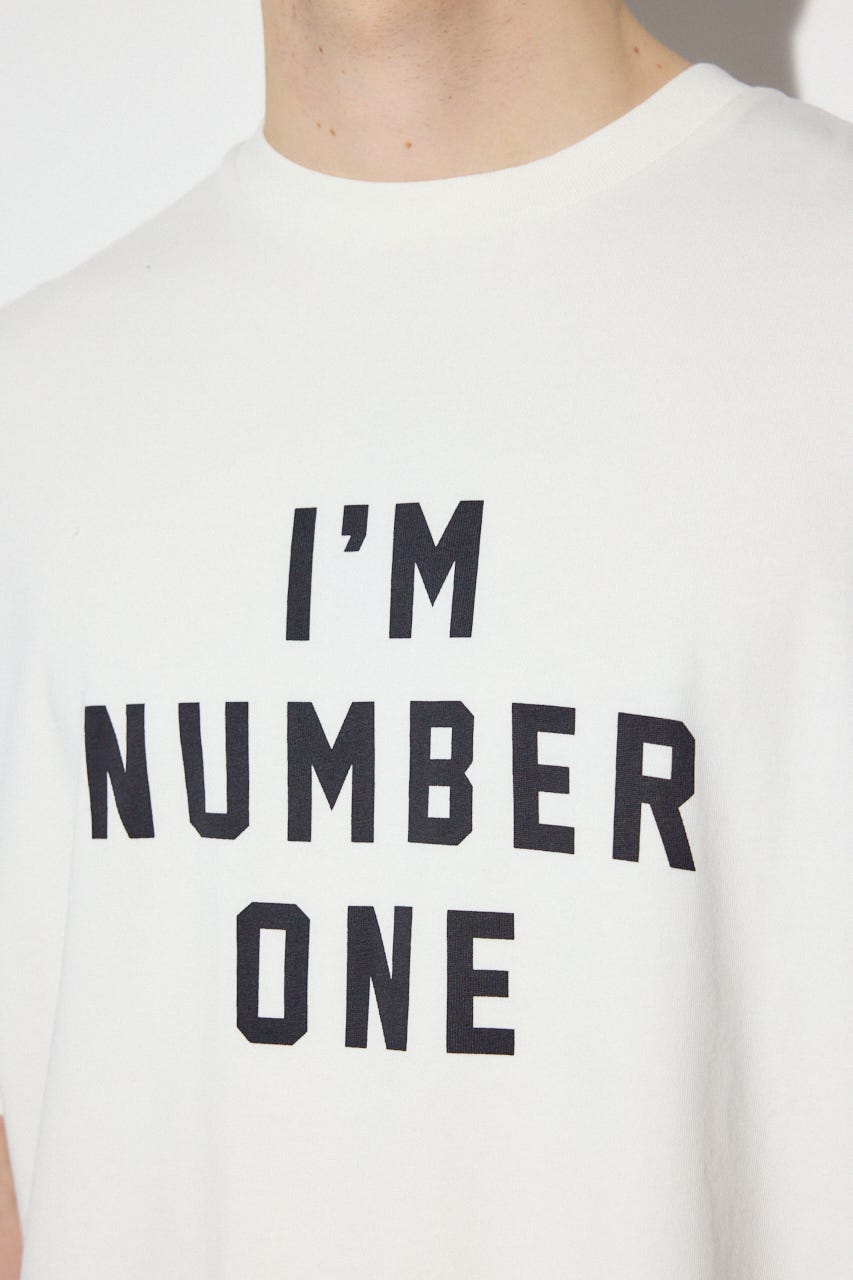 I'M NUMBER ONE Tシャツ WHT L