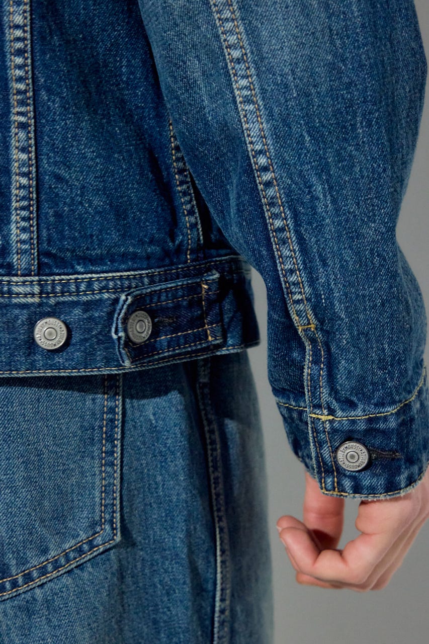 ファスナーデザインGジャン BLU M