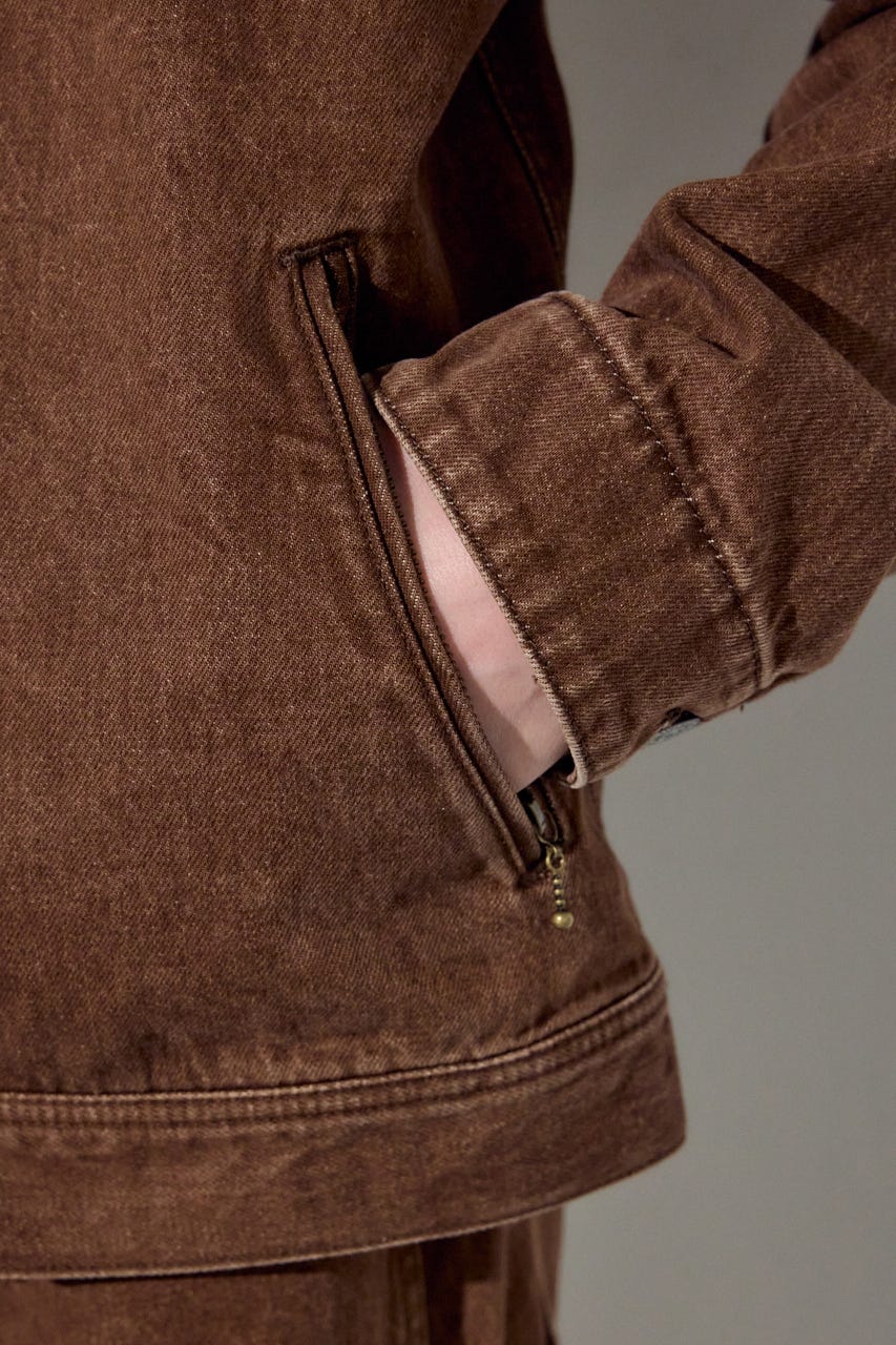 ファスナーデザインGジャン BRN M