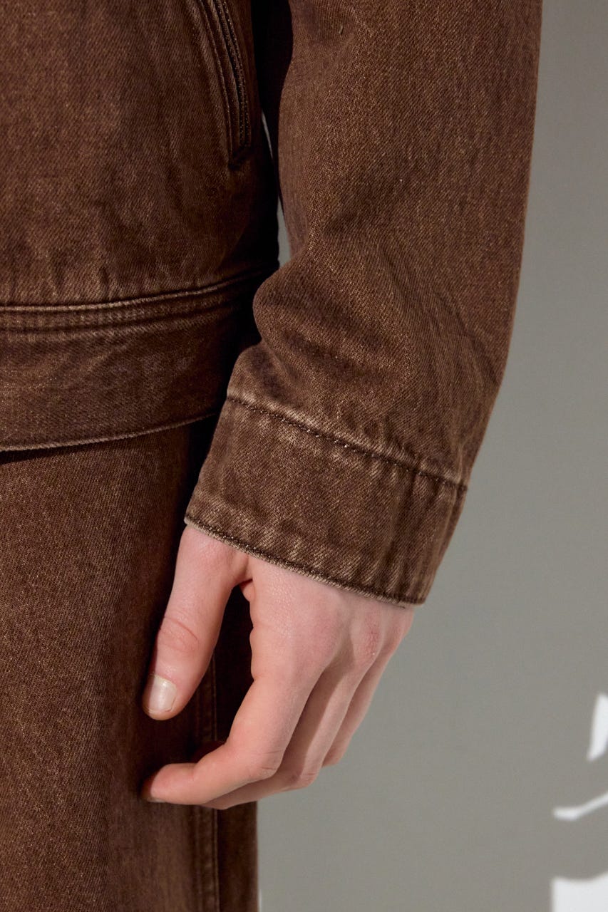 ファスナーデザインGジャン BRN M