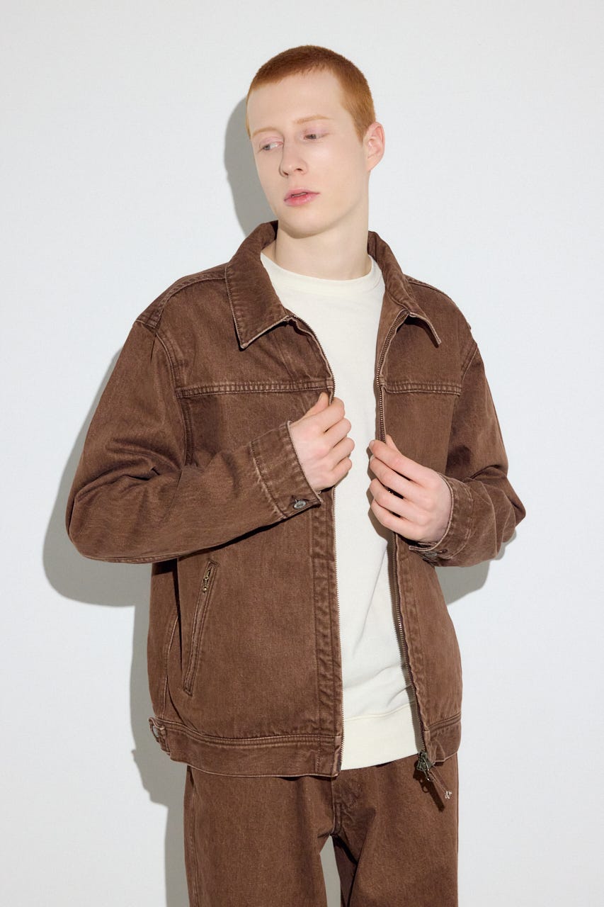 ファスナーデザインGジャン BRN M