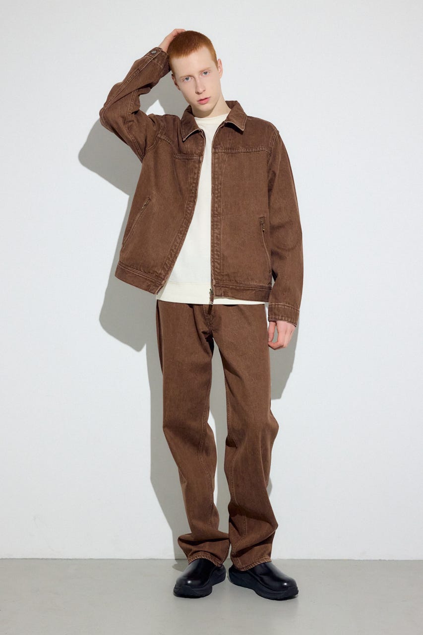 ファスナーデザインGジャン BRN M