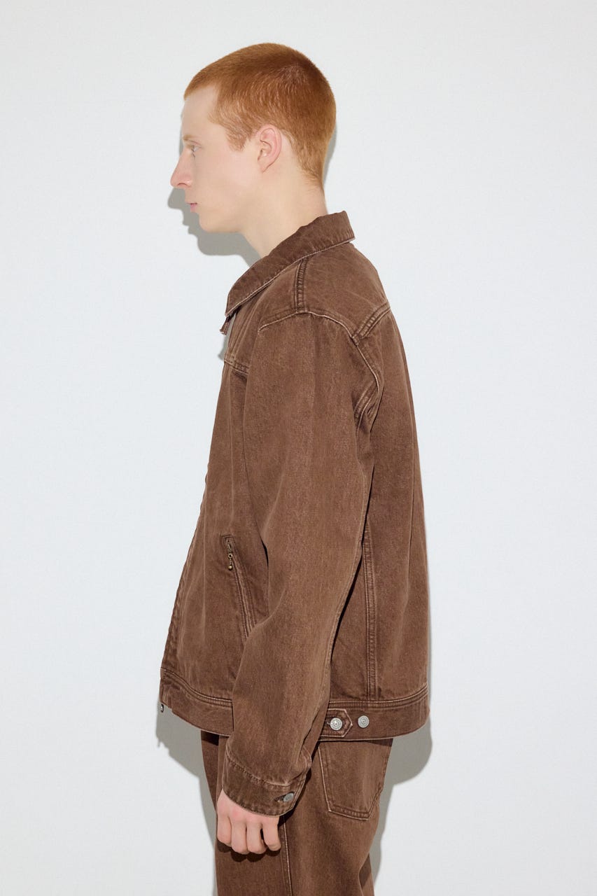 ファスナーデザインGジャン BRN M