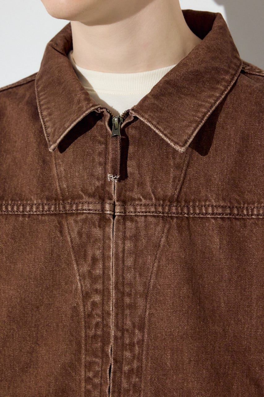 ファスナーデザインGジャン BRN M