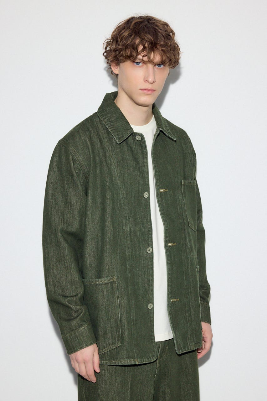 リラックスデニムカバーオール KHA M