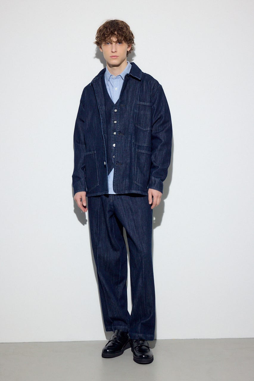 リラックスデニムカバーオール One Wash S