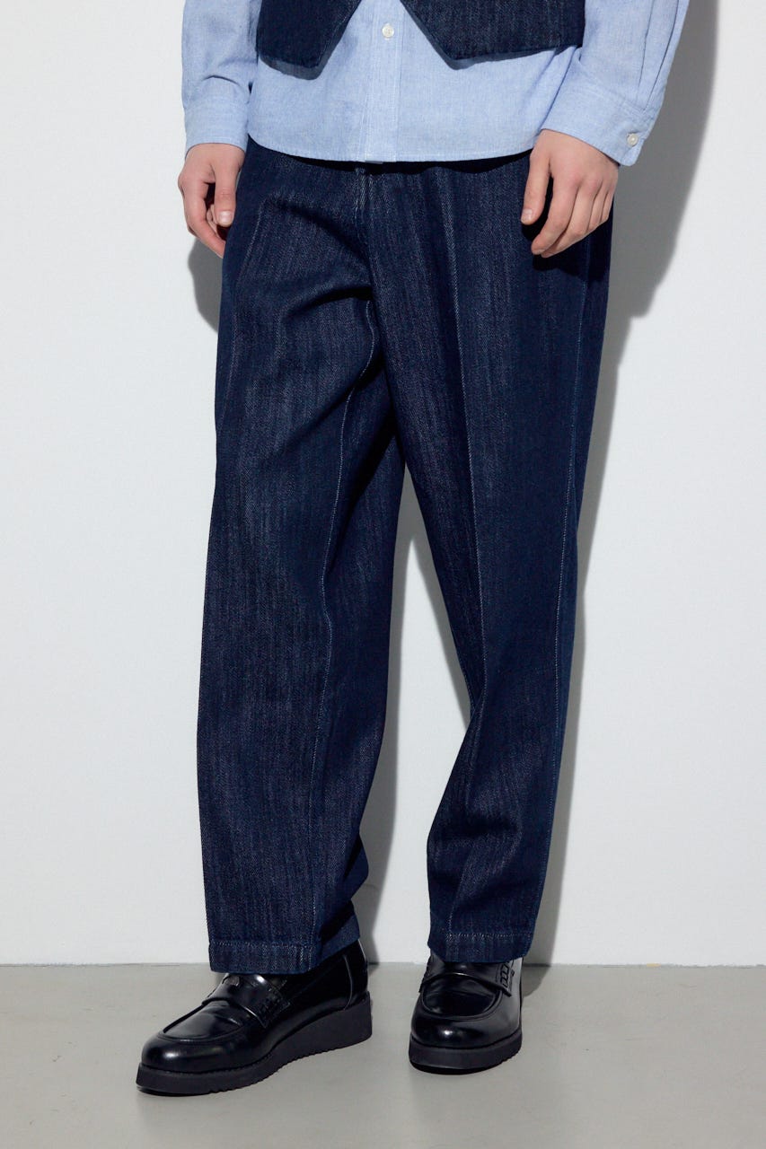 リラックスデニムスラックス One Wash M